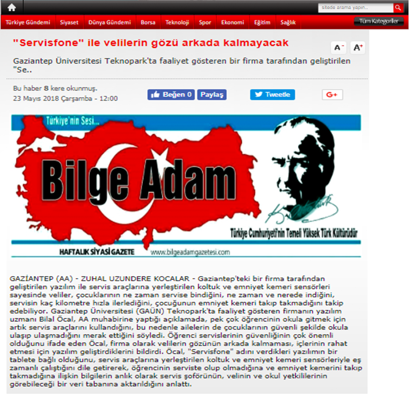 Veli öğrenci takibi bilge adam'da